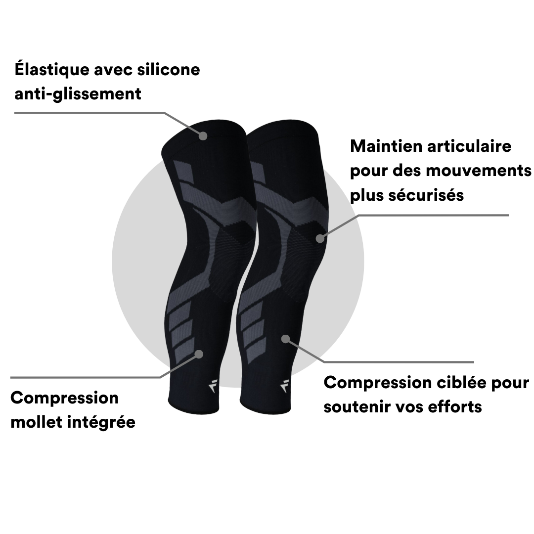 Maintien de compression pour Genoux et Jambes
