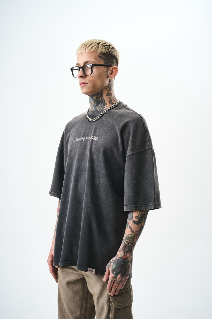 T-shirt Alley Grey
