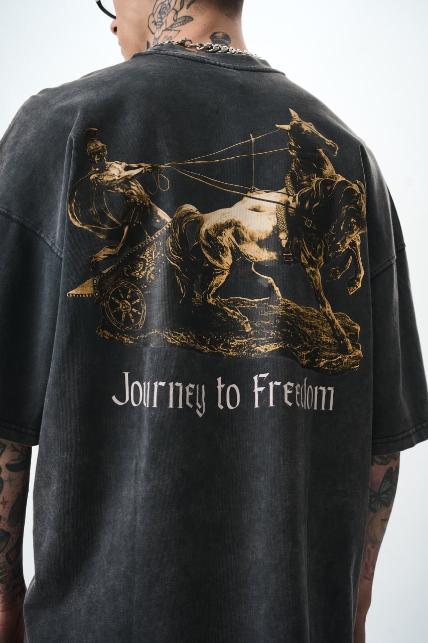 T-shirt Alley Grey