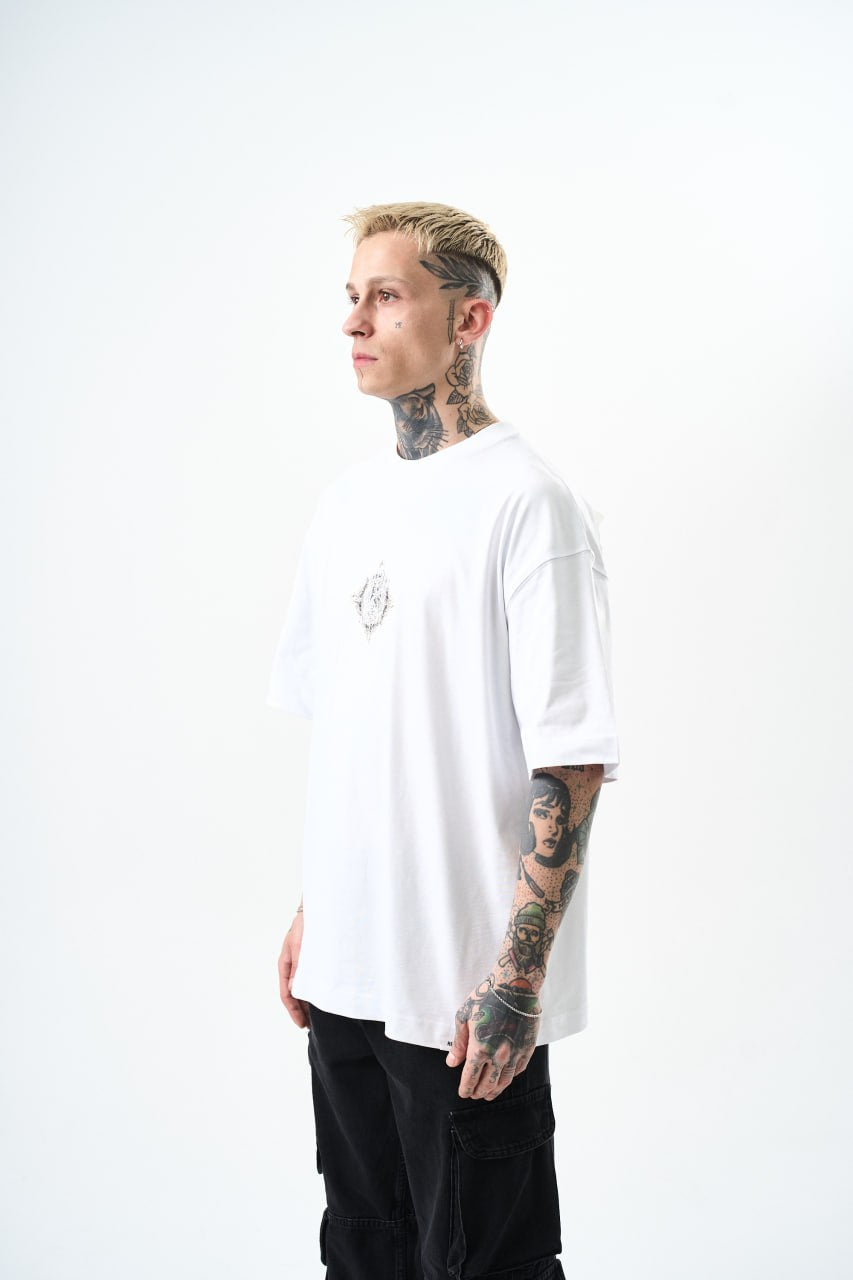T-shirt Static White