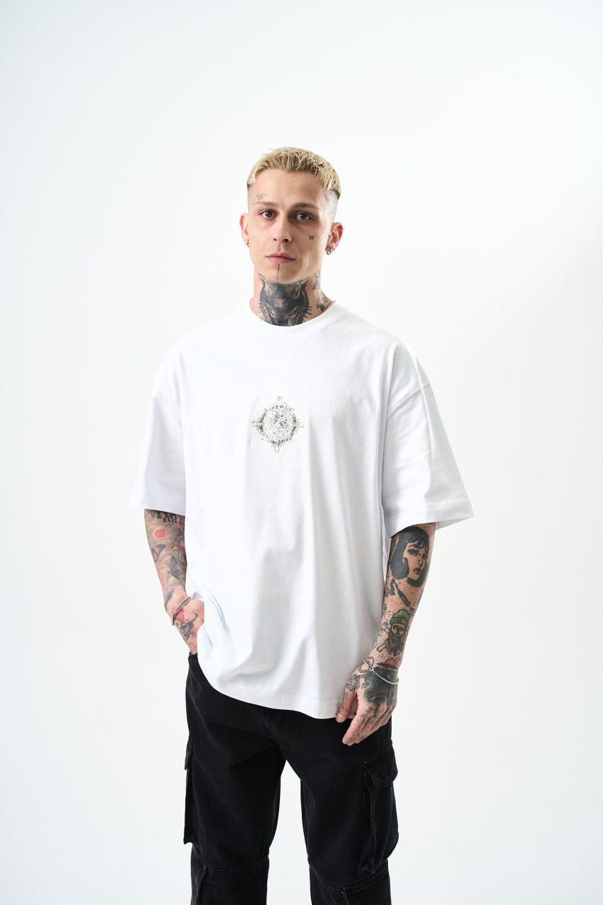 T-shirt Static White