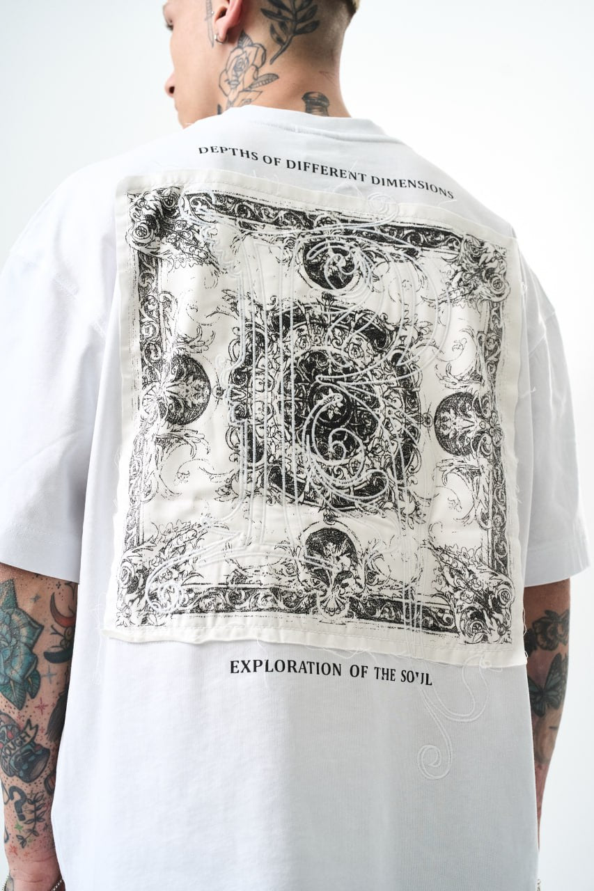 T-shirt Static White
