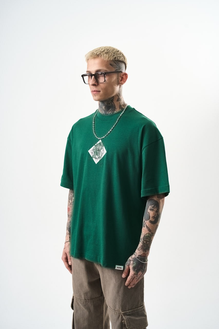 T-shirt Static Green