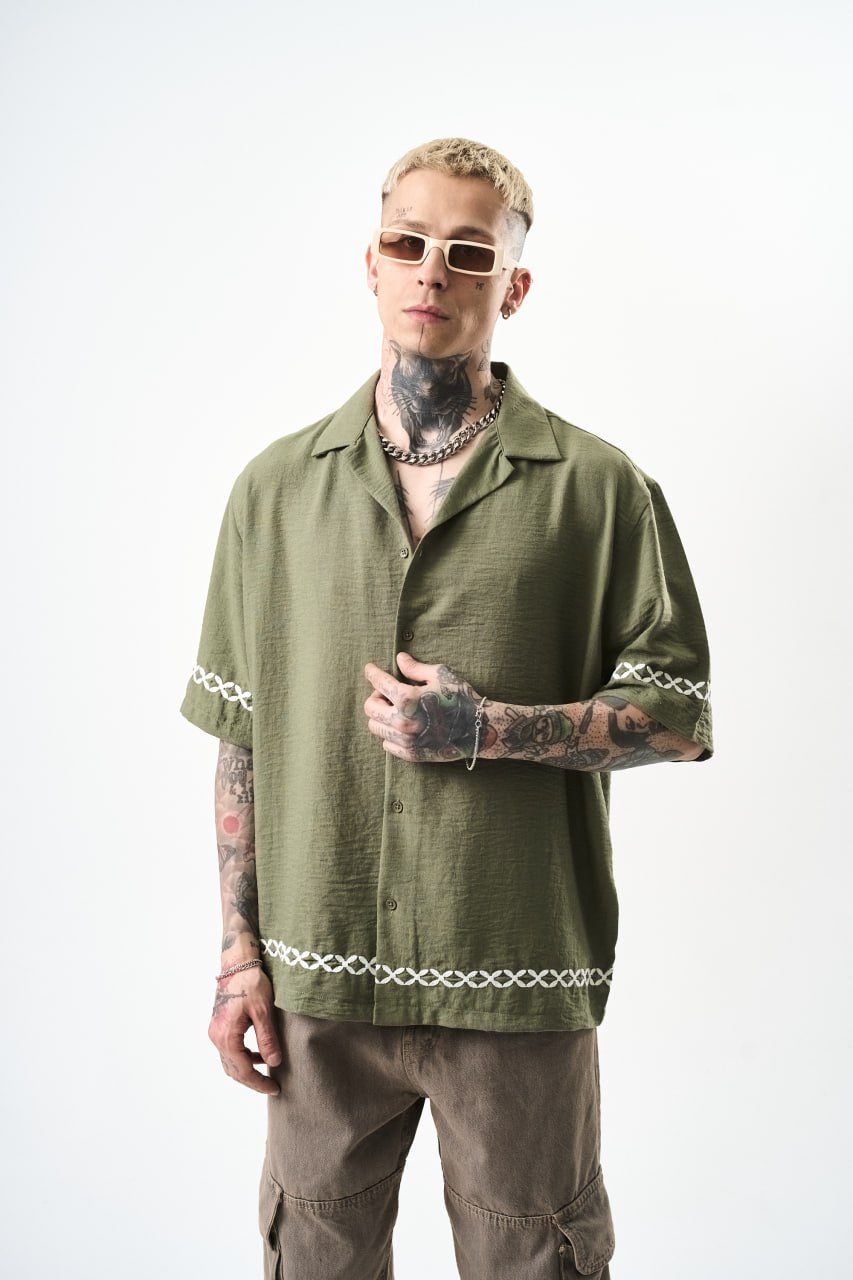 Shirt Swerve Olive Green