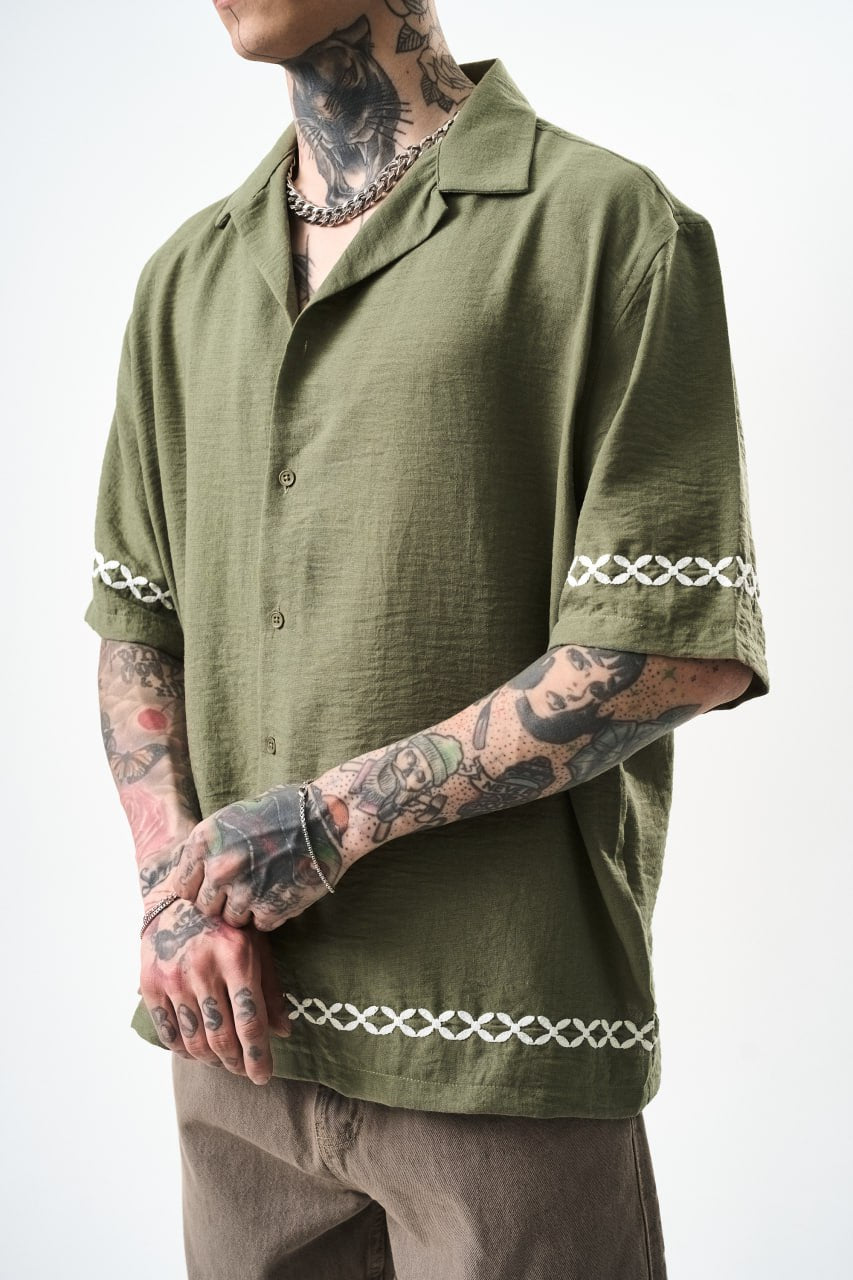 Shirt Swerve Olive Green