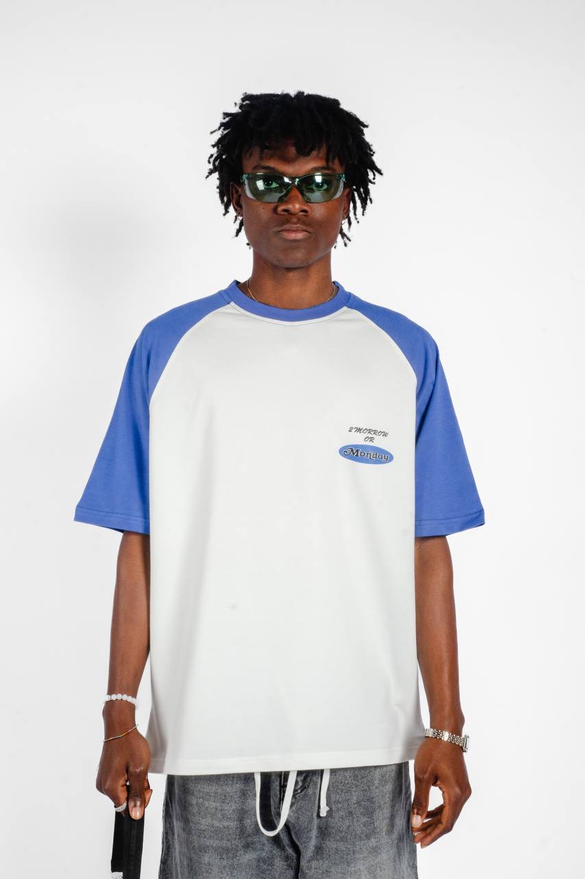 T-shirt Offgrid White And Blue