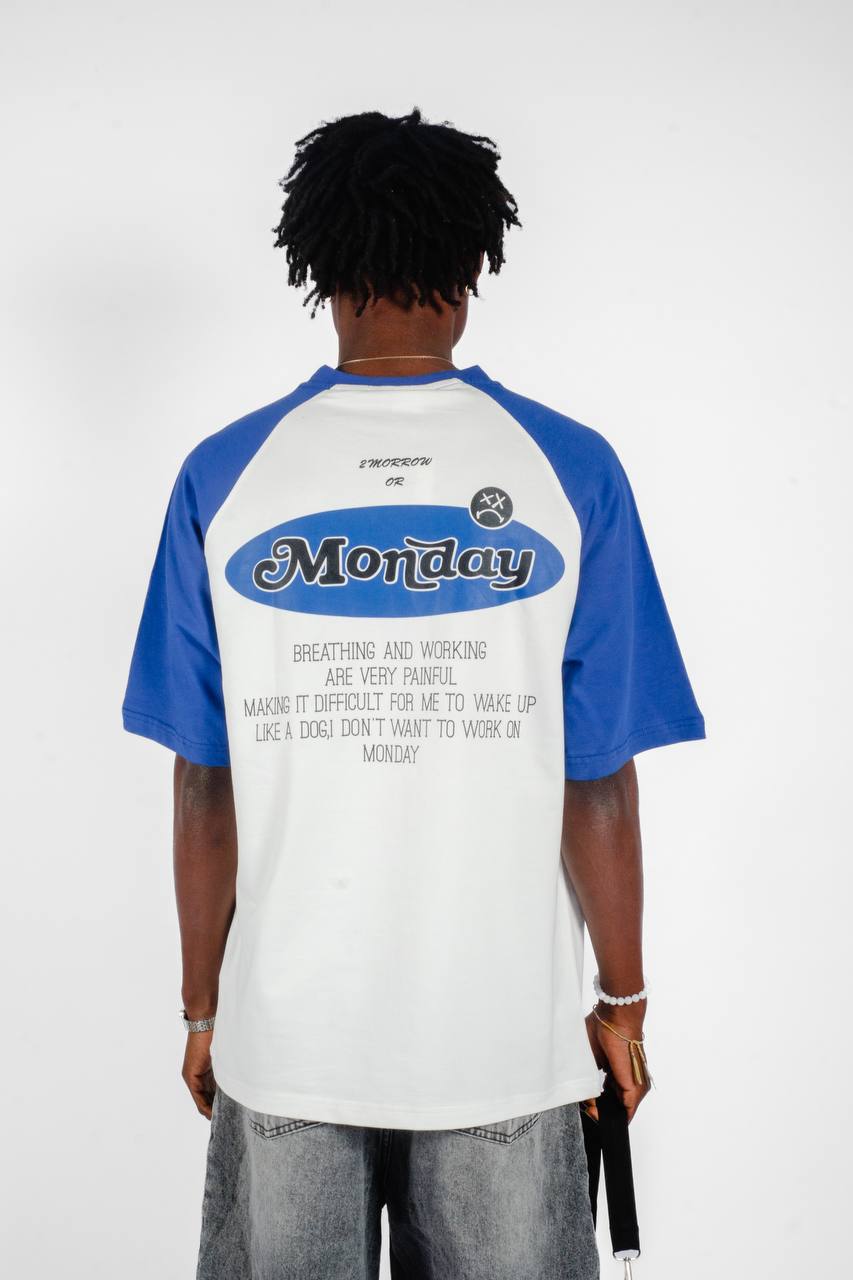 T-shirt Offgrid White And Blue