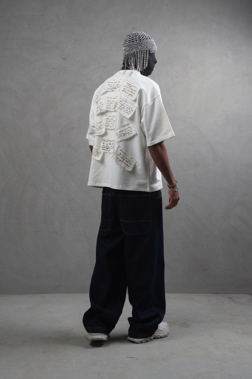 T-shirt No Signal White Model