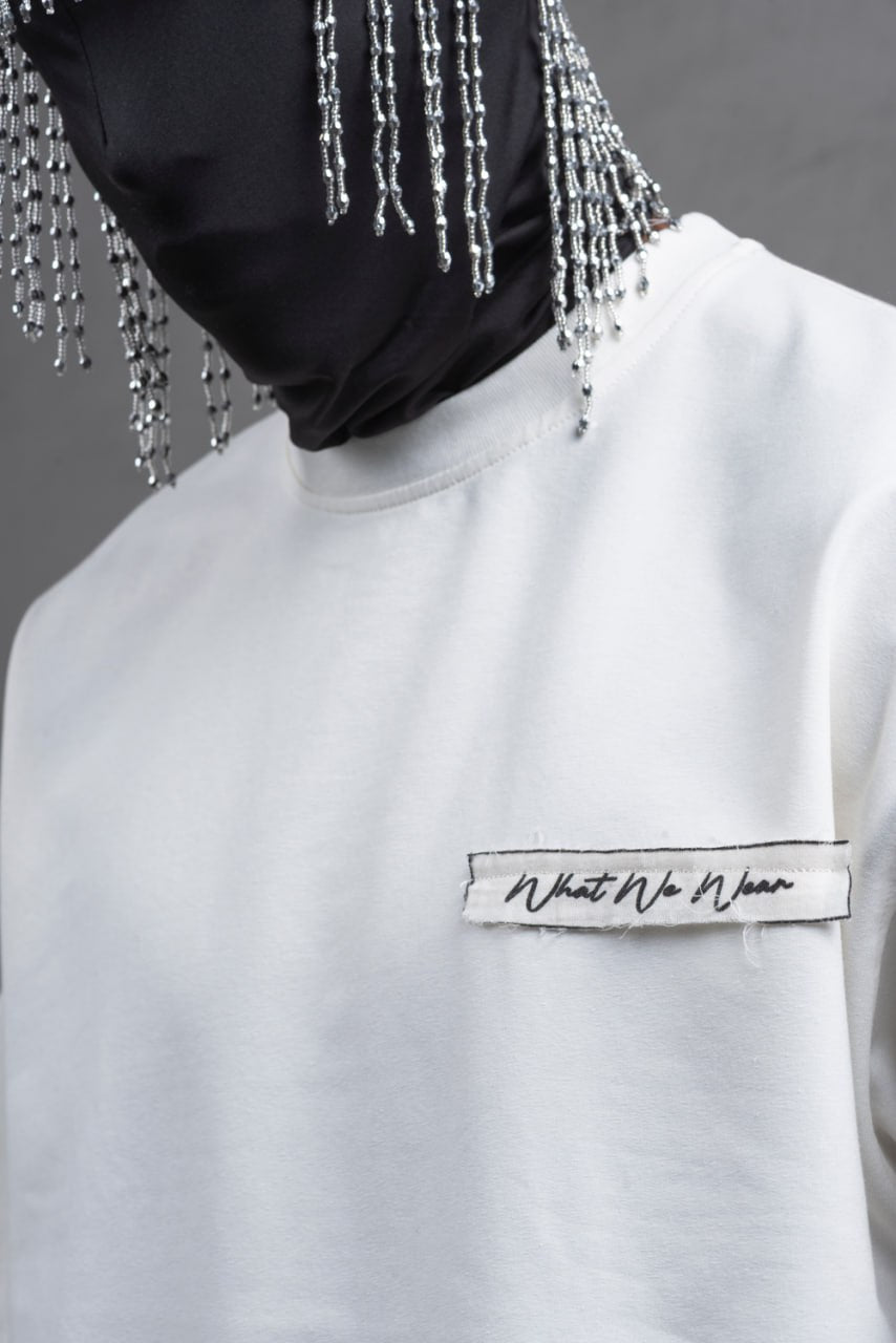 T-shirt No Signal White Model