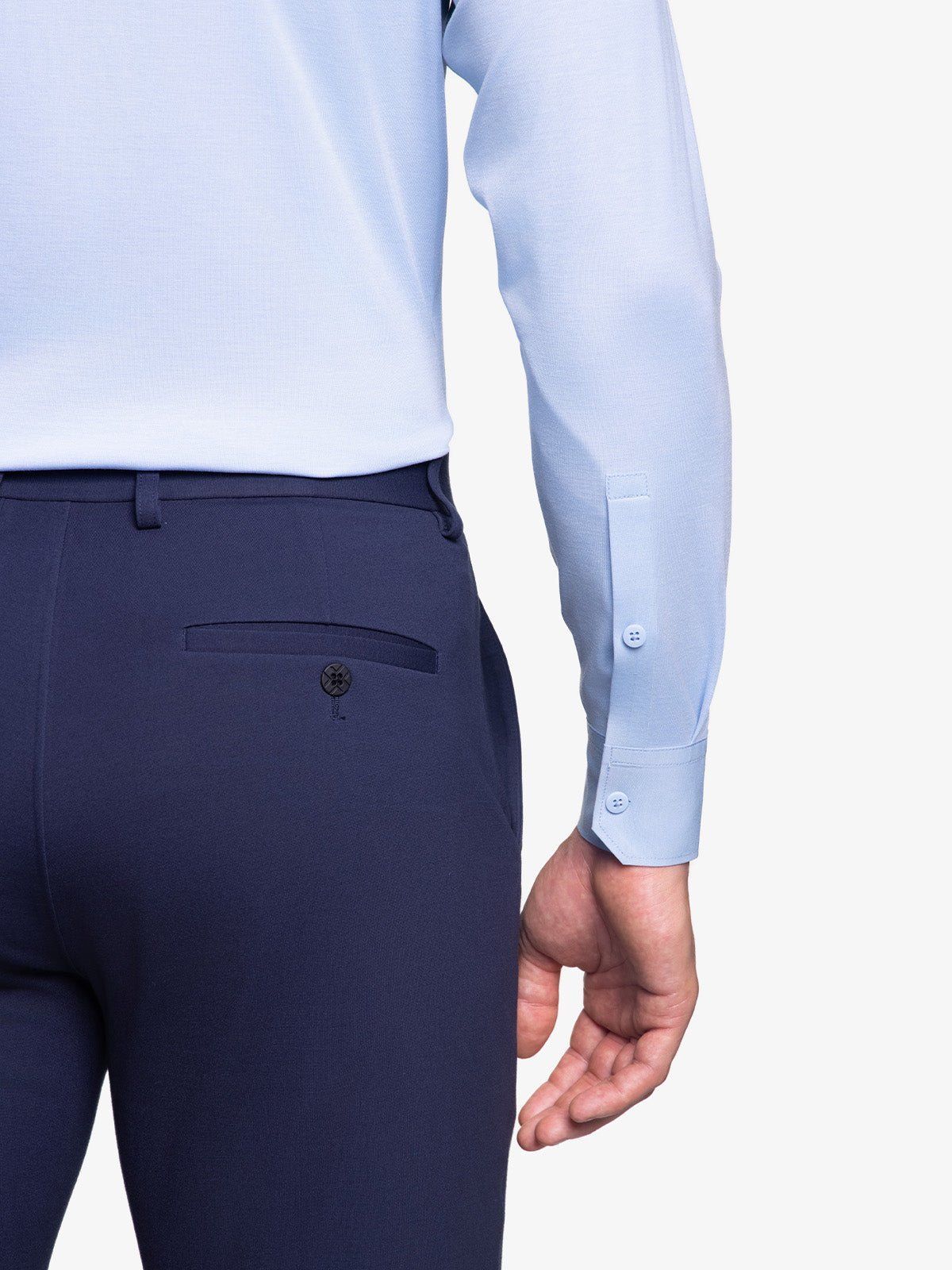 Chemise Stretch AMANY - Bleu Clair Ciel