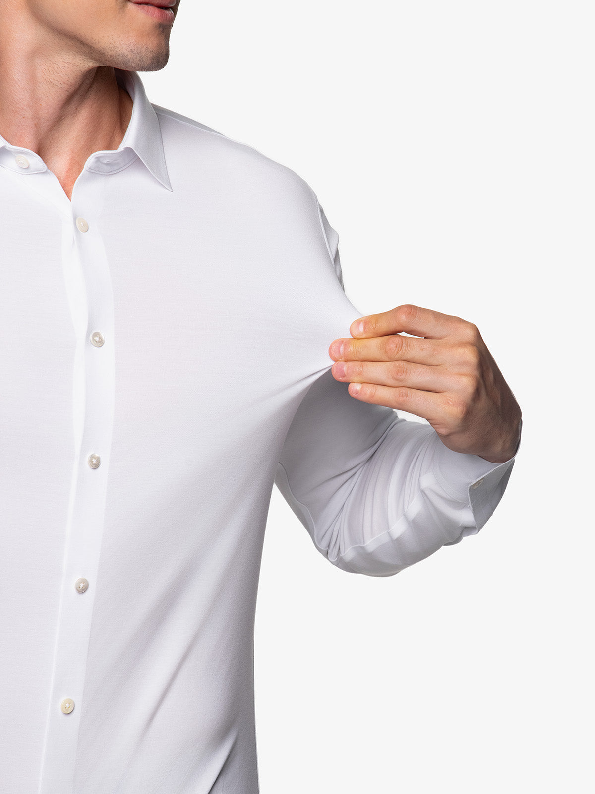 Chemise Stretch AMANY - Blanc Neige
