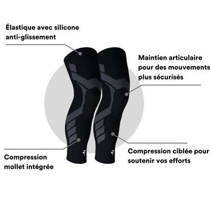 Maintien de compression pour Genoux et Jambes