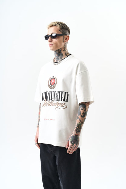 T-shirt District White