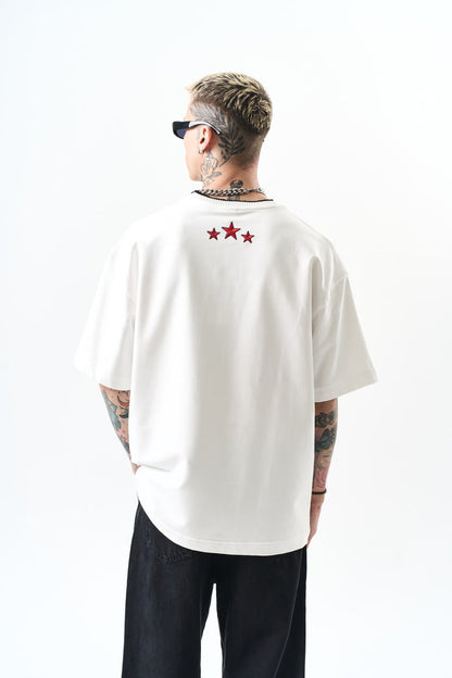 T-shirt District White