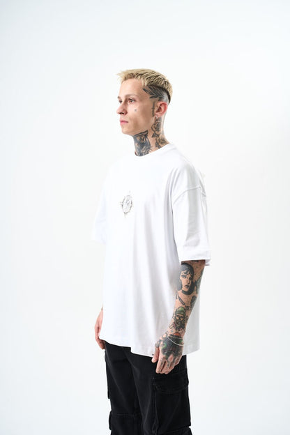 T-shirt Static White