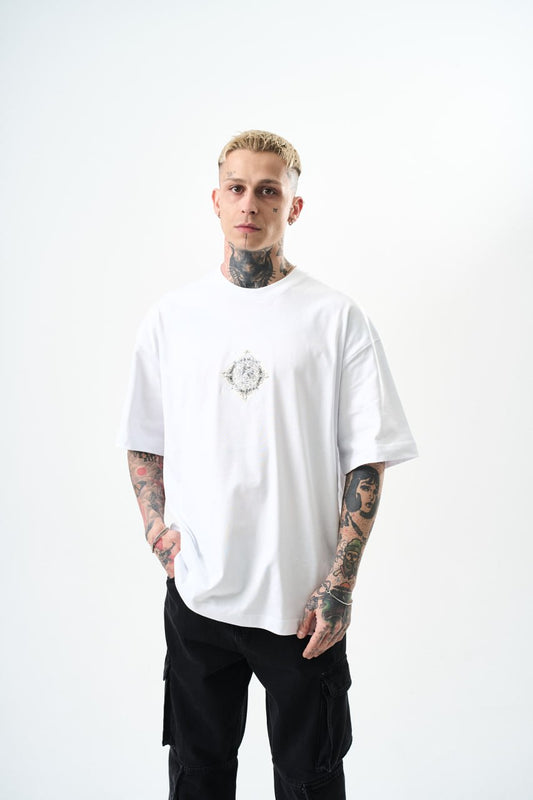 T-shirt Static White