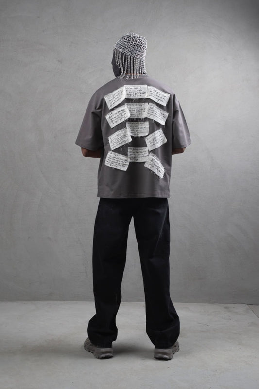 T-shirt No Signal Grey Model