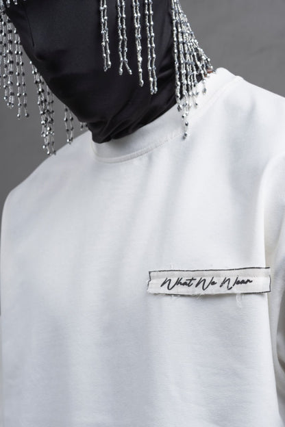 T-shirt No Signal White Model