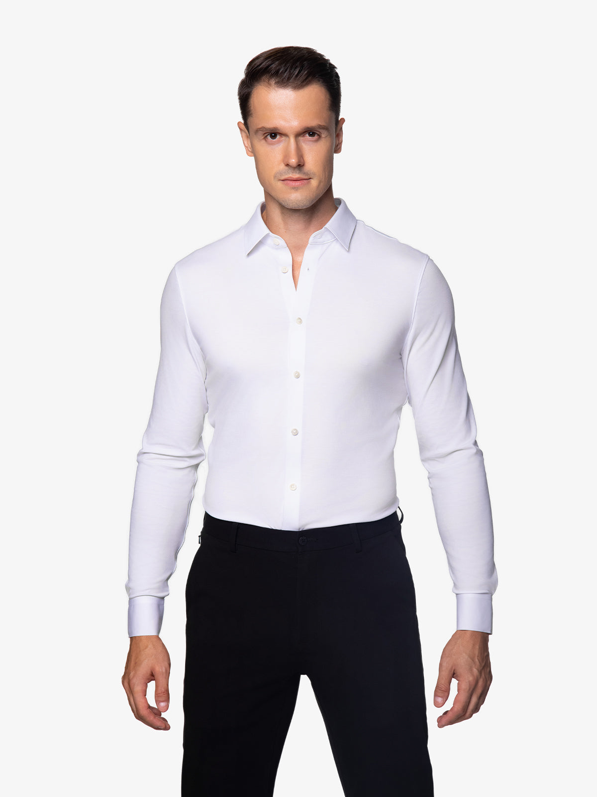 Chemise Stretch AMANY - Blanc Neige
