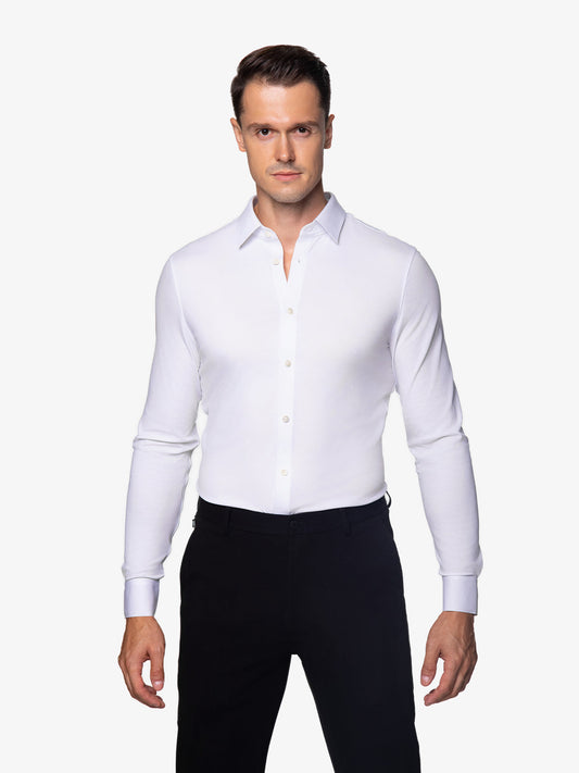 Chemise Stretch AMANY - Blanc Neige